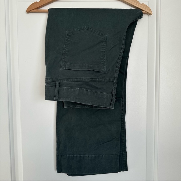 Loft Olive Green Crop Pants - Picture 2 of 6